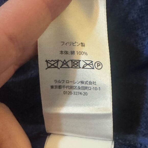 POLO RALPH LAUREN | Blue&Black Checkered Fringe Hem Belted Jacket - Picture 10 of 13